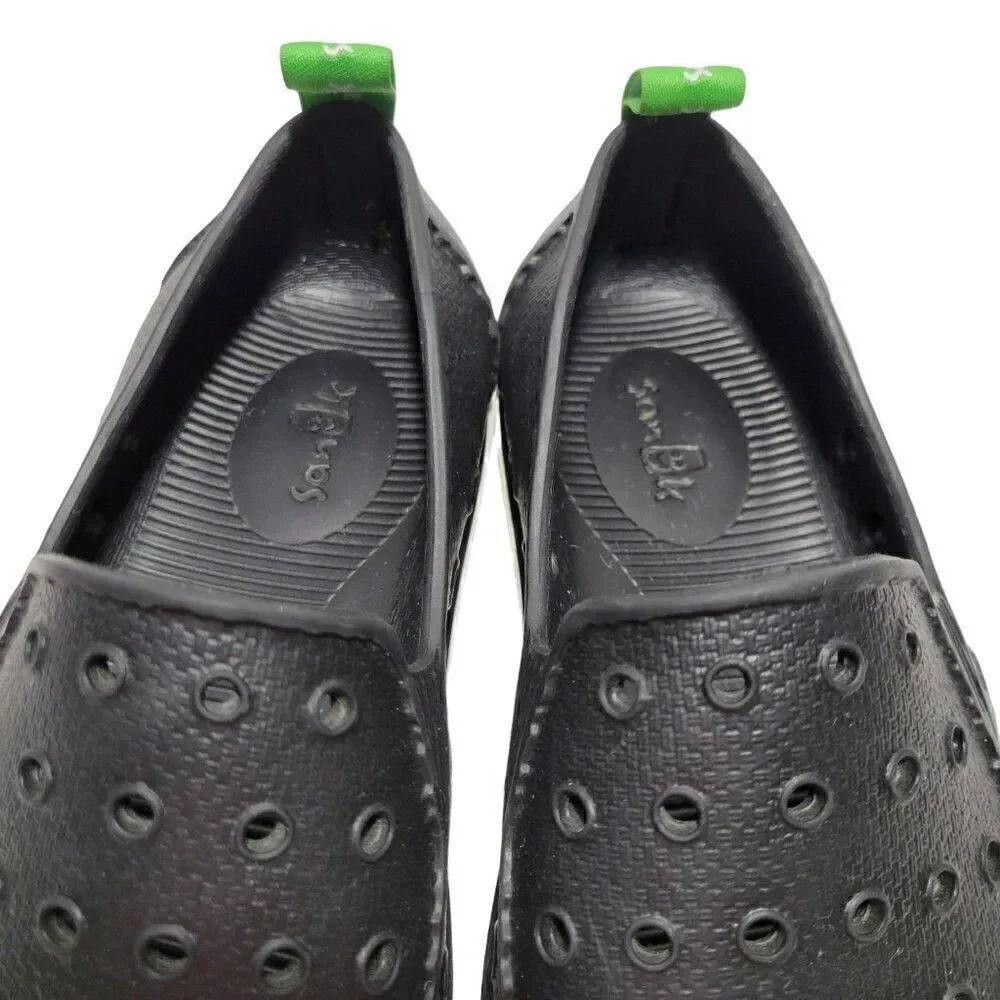 Sanuk Lil Walker Water Shoes Big Kids Size‎ 1 Youth Black Slip On Loafer Unisex